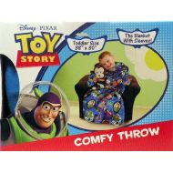 Classy Joint Disney Pixar Toy Story Comfy Throw Blanket with Sleeves ~ Toddler Size ~ Buzz Lightyear, Woody & Squeeze Toy Aliens