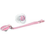 ClassyPaci Cable Pacifier and Clip Gift Set, Pink