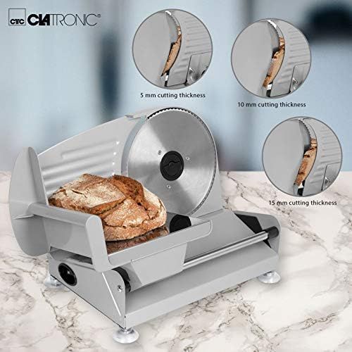  Clatronic Stainless Steel Slicer Dicing Tool Cutter Bread Machine (Energy Efficient)150Watt + Cutting Thickness 15mm)