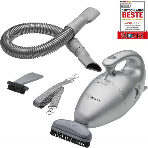  Clatronic HS 2631 Handstaubsauger mit Zubehoer 700 Watt, silber