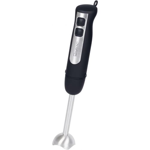  [아마존베스트]Clatronic SM 3739 Hand Blender with Ergonomic Handle, Powerful 800 Watt Motor, Removable Stainless Steel Mixing Rod, Hanging Eyelet, Silver/Black