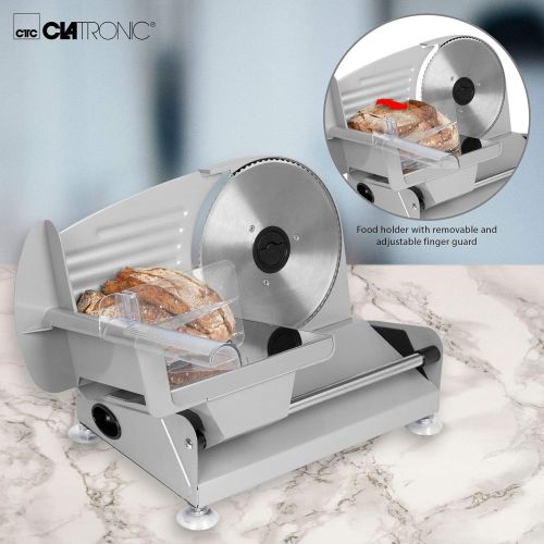  [아마존베스트]Clatronic Stainless Steel Slicer Dicing Tool Cutter Bread Machine (Energy Efficient)150Watt + Cutting Thickness 15mm)