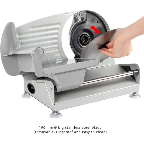  [아마존베스트]Clatronic Stainless Steel Slicer Dicing Tool Cutter Bread Machine (Energy Efficient)150Watt + Cutting Thickness 15mm)