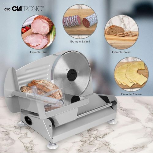  [아마존베스트]Clatronic Stainless Steel Slicer Dicing Tool Cutter Bread Machine (Energy Efficient)150Watt + Cutting Thickness 15mm)