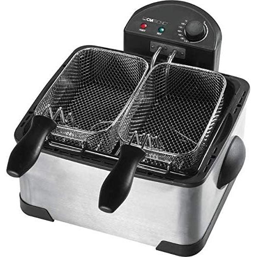  [아마존베스트]Clatronic FR 3195 Double Deep Fat Fryer