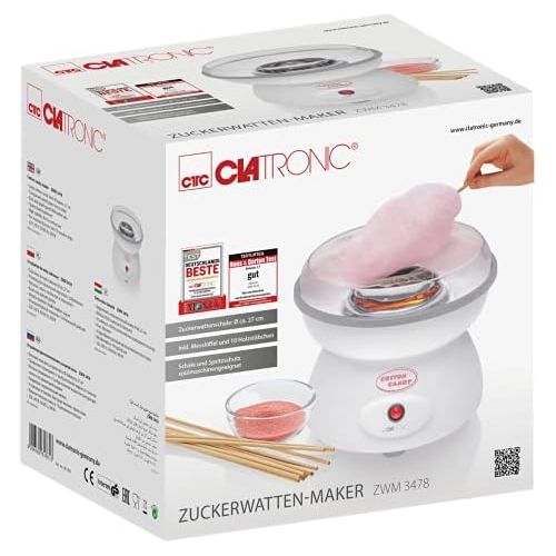  [아마존베스트]CLATRONIC WHITE CANDY FLOSS MAKER