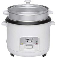 [아마존베스트]Clatronic RK 3566 Rice Cooker and Steamer in One Removable Pan (Non-Stick Coated) Automatic Keeping Warm Mode White