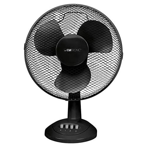  [아마존베스트]Clatronic VL 3602 Table Fan, 30 cm Diameter, Oscillating, 3 Speeds, Adjustable Inclination, VL 3602 schwarz