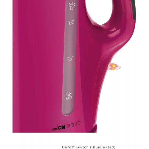  [아마존베스트]Clatronic WK 3445 Electrical Kettle, blackberry