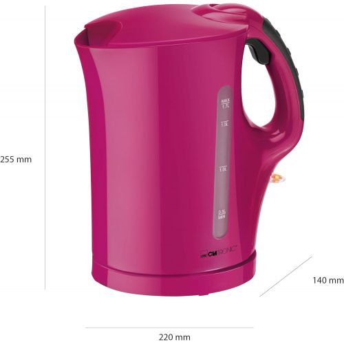  [아마존베스트]Clatronic WK 3445 Electrical Kettle, blackberry