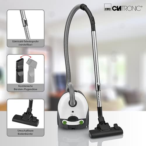  [아마존베스트]Clatronic BS 1300 Vacuum Cleaner, White/Grey