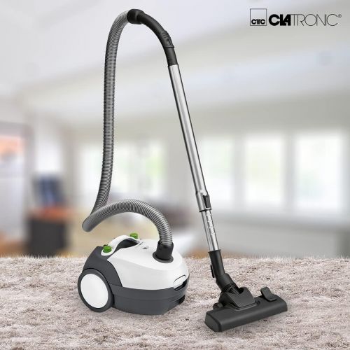  [아마존베스트]Clatronic BS 1300 Vacuum Cleaner, White/Grey