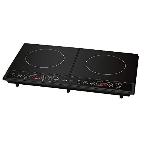  Clatronic DKI 3609?Electric/Glass Ceramic Hob/60?cm Induction Technology/Eco Save Black