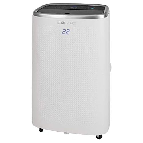  [아마존베스트]Clatronic CL 3750 WiFi Air Conditioner, 12000 BTU Cooling Performance, Suitable for Rooms up to 110 m², Alexa + Google Assistant via Voice Control, 24 Hour Timer, 3-Level Fan, Whit