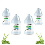 Advanced One Gallon Hand Sanitizer Liquid Infused with Refreshing Aloe Vera Moisturizer (1 Gallon / 128 FL Oz) 70% Alcohol Liquid Gallon Hand Sanitizer by Clauson Naturals (4-Pack)