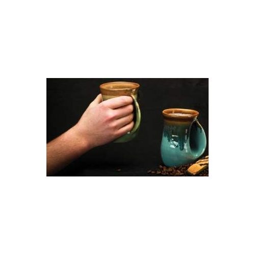  [아마존베스트]Clay in Motion Handwarmer Mug - Right Hand (Cobalt Canyon)