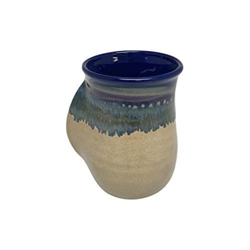  [아마존베스트]Clay in Motion Handwarmer Mug - Right Hand (Cobalt Canyon)