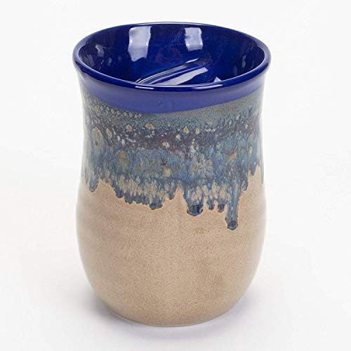  [아마존베스트]Clay in Motion Handwarmer Mug - Right Hand (Cobalt Canyon)