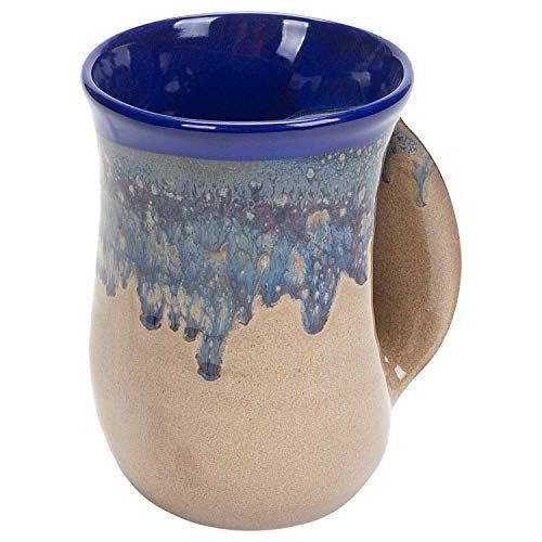  [아마존베스트]Clay in Motion Handwarmer Mug - Right Hand (Cobalt Canyon)