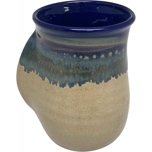  [아마존베스트]Clay in Motion Handwarmer Mug - Right Hand (Cobalt Canyon)