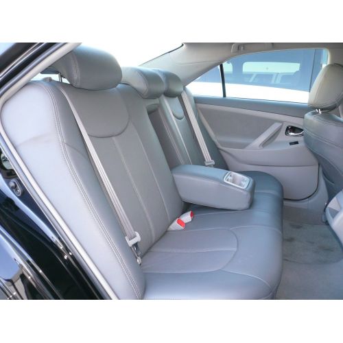  Clazzio 241143lgy Light Grey Leather Front, Rear and Third Row Seat Cover for Toyota Sienna LE/SE