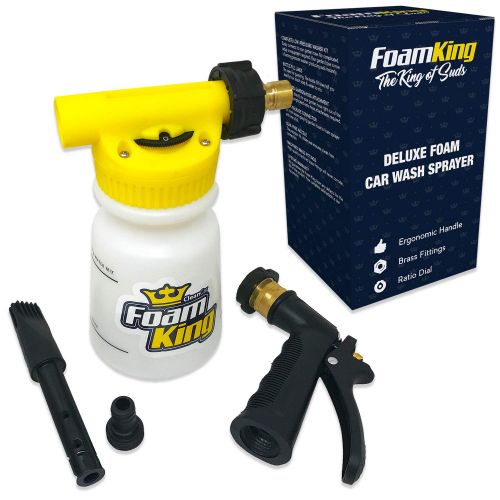  Clean Car USA Foam King - The King of Suds - Deluxe Car Wash Sprayer - Car Foam Gun - Suds Maker