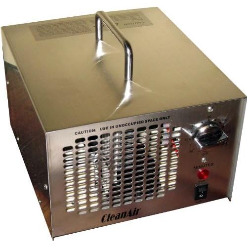  CleanAir Commercial or Industrial Stainless Steel Ozone Generator 7,000 Mg (7g) Air Deodorizer Ionizer, 120 Minute Timer