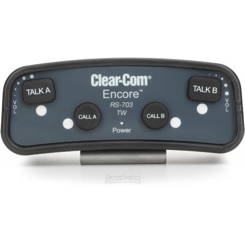  Clear-Com RS-703 2-channel Analog Intercom Beltpack