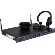 Clear-Com DX410 Digital Wireless Intercom 4-up System with Headsets