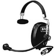 Clear-Com CC-40 | Single Enclosed Over Ear 4 Pin Female XLR Headset