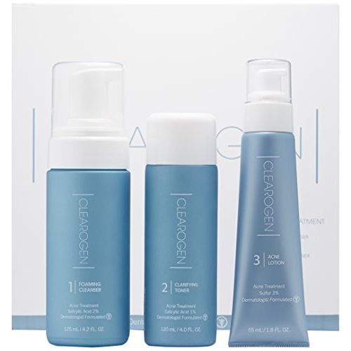  Advanced Skin and Hair Clearogen Acne Treatment Set, Sulfur