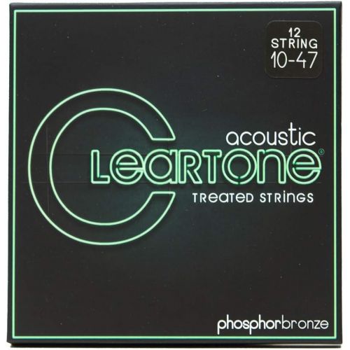  Cleartone Phosphor Bronze Acoustic Guitar Strings (10-47 12-String)