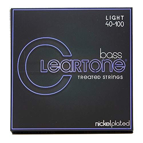  Cleartone Nickel Plated Steel Electric Bass Guitar Strings (40-100)