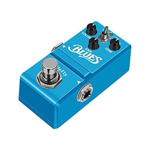  Clefly Blues Pedal Wide Range Frequency Response Blues Style Overdrive Effect Pedal for Guitar Accessories