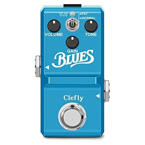  Clefly Blues Pedal Wide Range Frequency Response Blues Style Overdrive Effect Pedal for Guitar Accessories