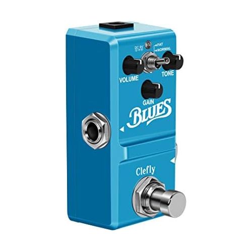  Clefly Blues Pedal Wide Range Frequency Response Blues Style Overdrive Effect Pedal for Guitar Accessories
