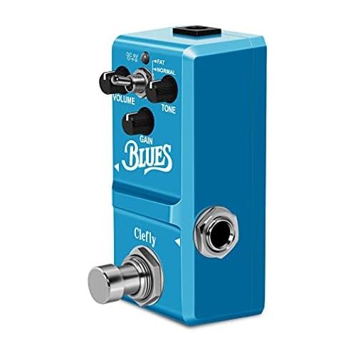  Clefly Blues Pedal Wide Range Frequency Response Blues Style Overdrive Effect Pedal for Guitar Accessories