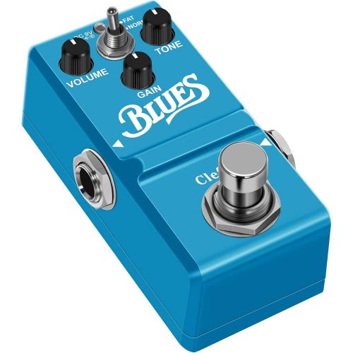  Clefly Blues Pedal Wide Range Frequency Response Blues Style Overdrive Effect Pedal for Guitar Accessories