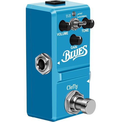  Clefly Blues Pedal Wide Range Frequency Response Blues Style Overdrive Effect Pedal for Guitar Accessories