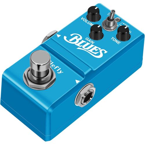  Clefly Blues Pedal Wide Range Frequency Response Blues Style Overdrive Effect Pedal for Guitar Accessories