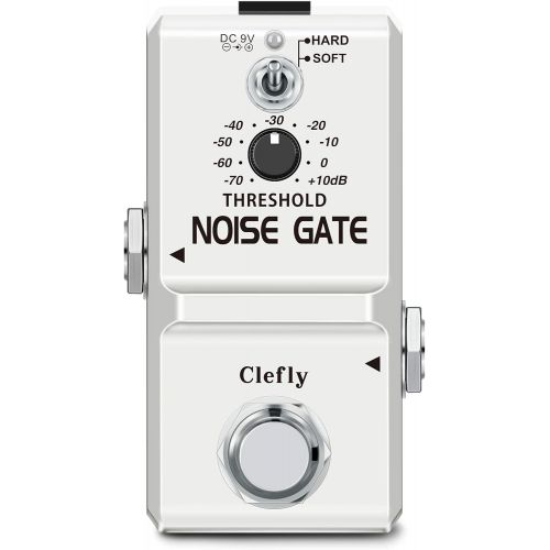  Clefly Mini Guitar Noise Gate Pedal Noise Killer Pedals Nano Noise Suppression Effects For Electric Guitar Hard Soft 2 Modes