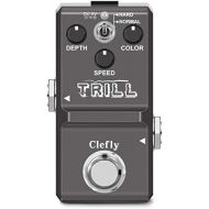 Clefly Nano Tremolo Effect Pedal for Guitar True Bypass & Nano Trill Effect Pedal
