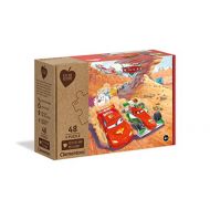 Clementoni 25254 Disney Pixar Cars 3x48 Pieces Made in Italy 100% Recycled Materials, Jigsaw Puzzle for Kids