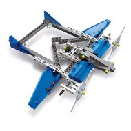 Clementoni Mechanics Laboratory Aeroplanes & Helicopters Model Assembly Kit, 10 Model Configurations, Ages 8 and Up