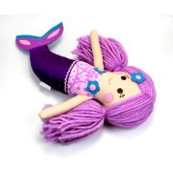 CleoAndPoppy mermaid doll | mermaid cloth doll | plush toy | softie doll | little mermaid | serafina doll