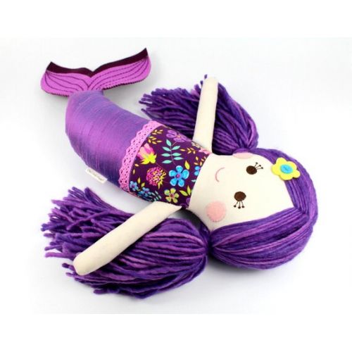  CleoAndPoppy mermaid doll | mermaid cloth doll | plush toy | softie doll | little mermaid | serafina doll
