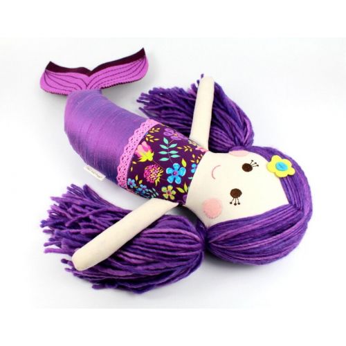  CleoAndPoppy mermaid doll | mermaid cloth doll | plush toy | softie doll | little mermaid | serafina doll