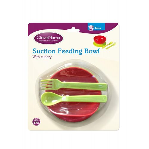  Clevamama Suction Feeding Bowl and Cutlery