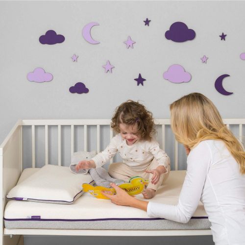  ClevaMama ClevaFoam Toddler Pillow - Breathable Kids Pillow to Prevent Flat Head Syndrome +12 Months