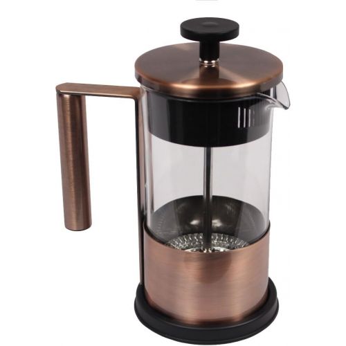  Clever Chef French Press Coffee Maker, Maximum Flavor Coffee Brewer with Superior Filtration, 2 Cup Capacity, Copper